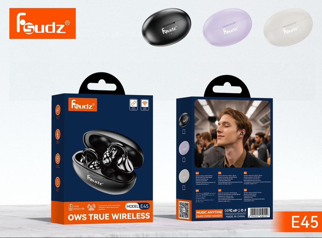 Fsudz E45 OWS True Wireless 🎧 earbuds